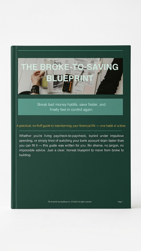 Money Saving Guide | The Broke to Saving Blueprint